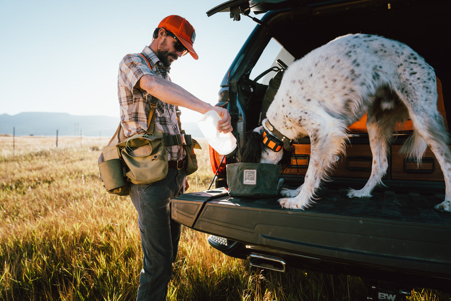 dog drinking from water bowl