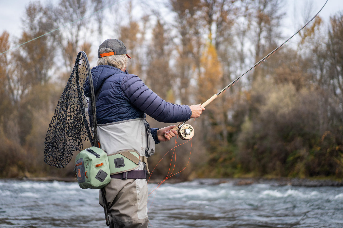 Fishpond Nomad™ Mid-Length Boat Net - Wild Run Edition