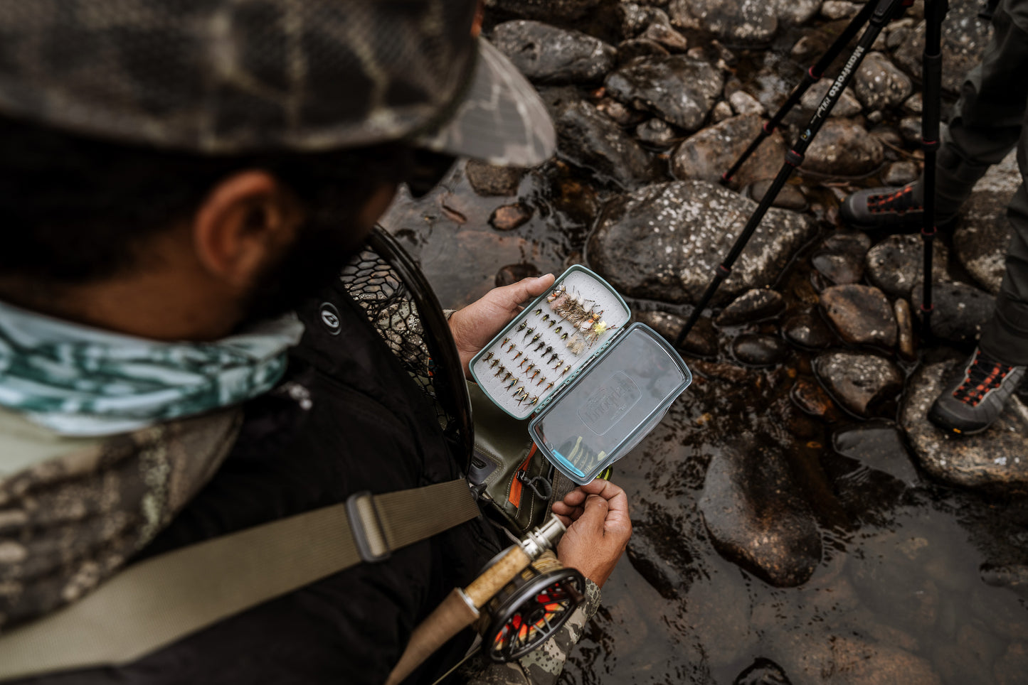 Tacky Pescador Fly Box - Medium - Clear - Dynamic Foam