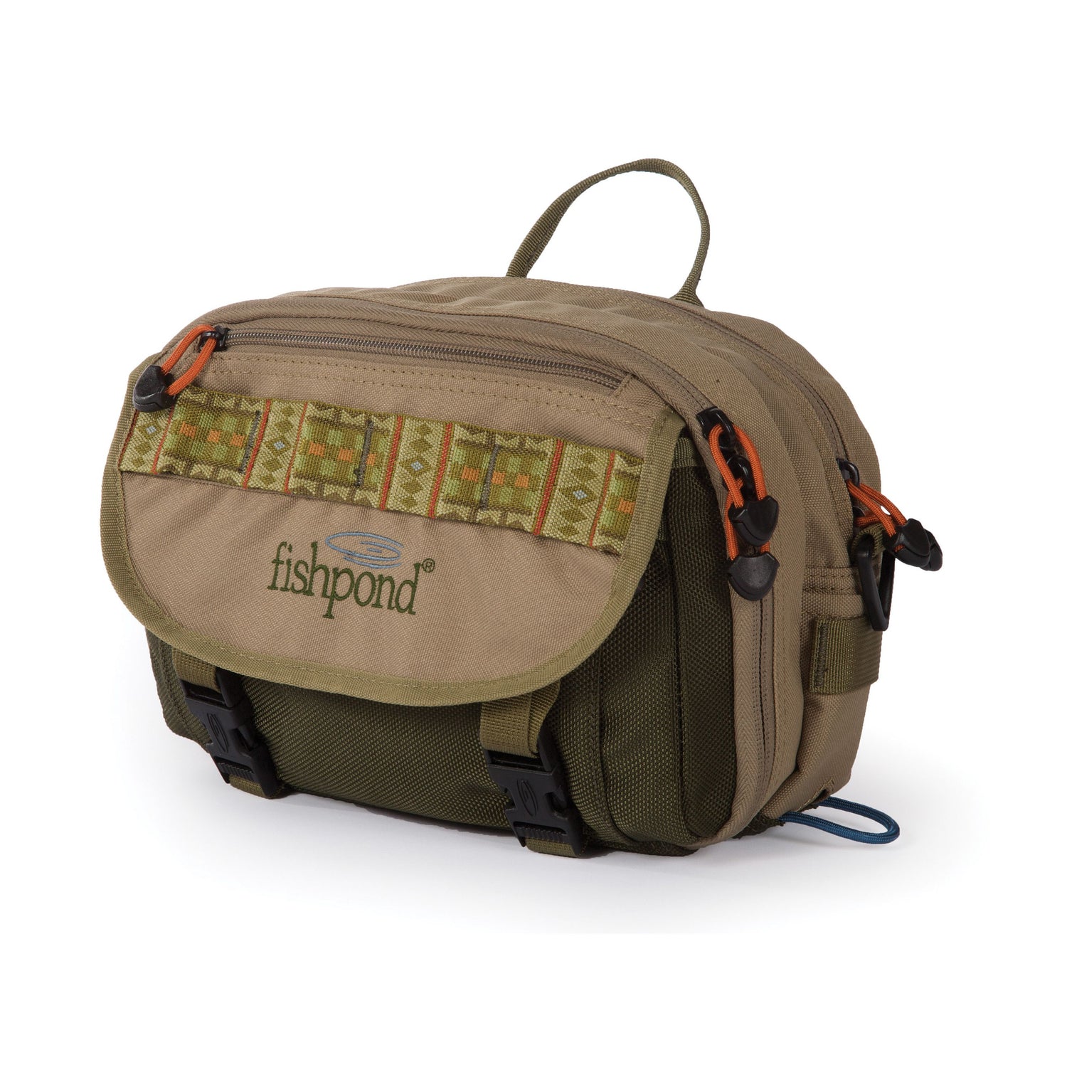  Khaki/Sage Blue River Chest/Lumbar Pack Fly Fishing